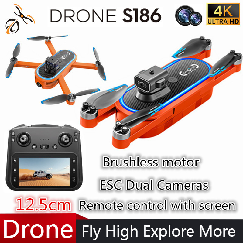 Drone Controller Screen - 2025 s186 drone profissional 4k hd