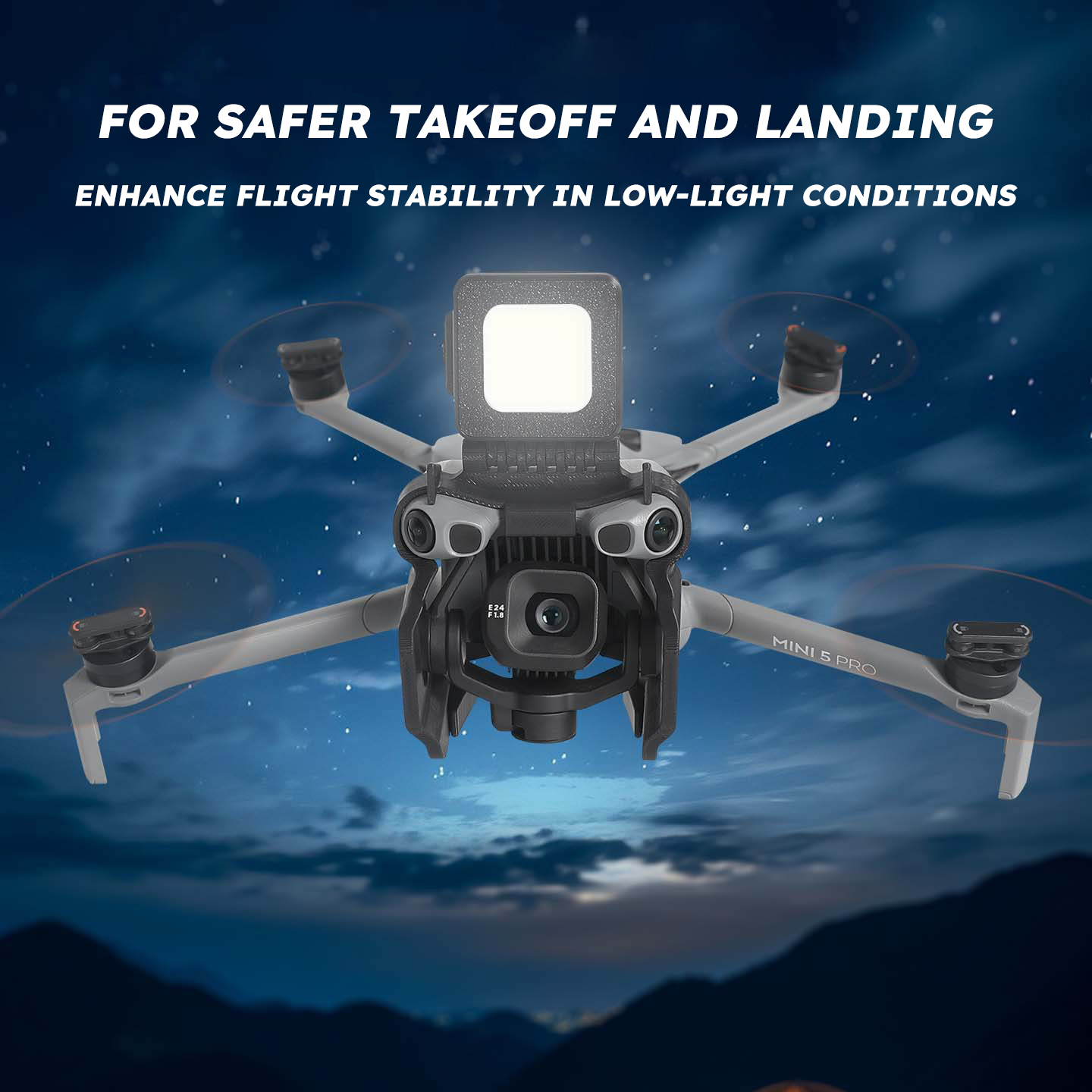 Drone Neck Strap - Luz de Voo Noturno para DJI