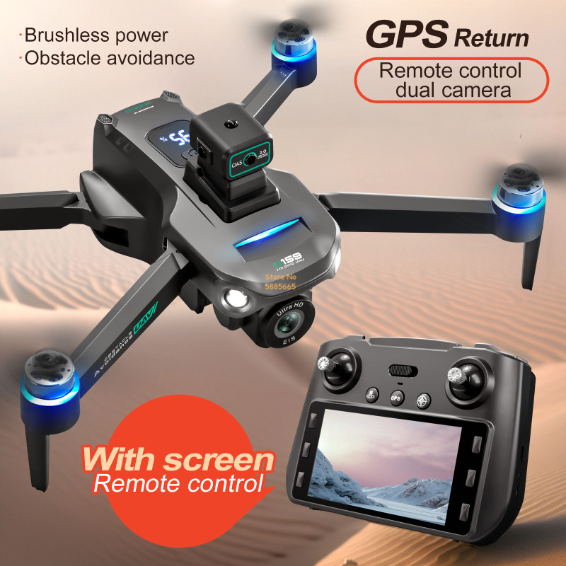 Drone Beacon Light - 8k câmera dupla 5g wifi fpv