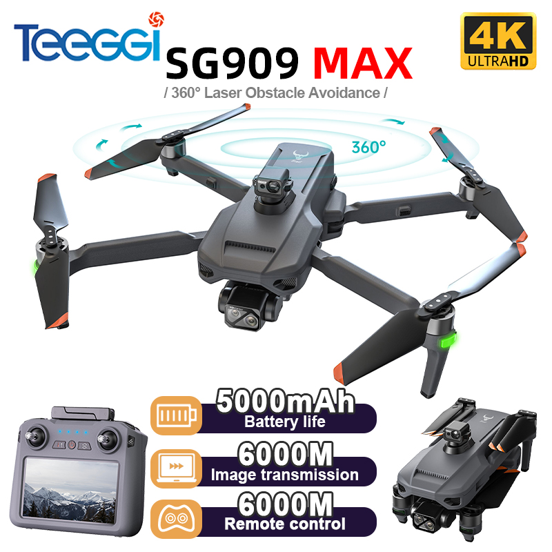 Drone Controller Screen - Drone Teeggi SG909 MAX GPS com