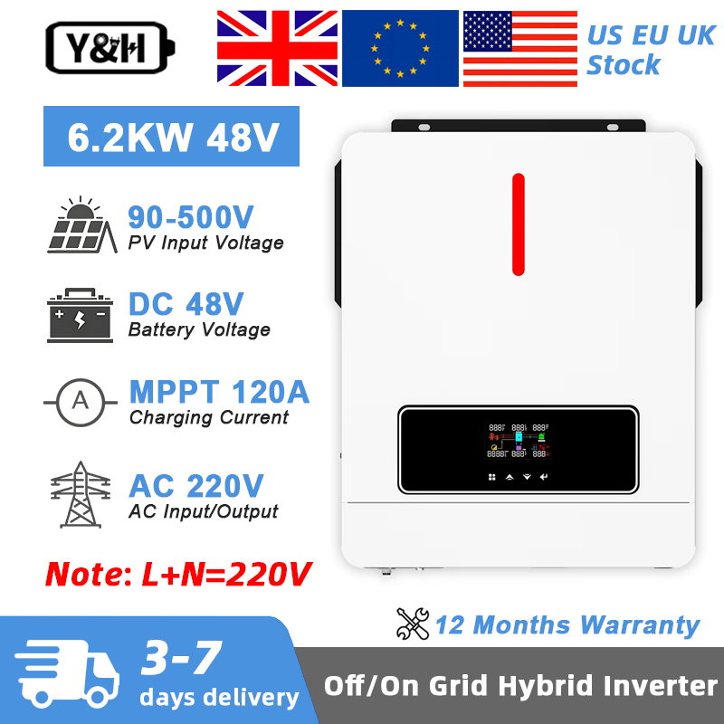 Drone Solar Charger - Inversor Solar Híbrido Y&H 6.2KW 48VDC