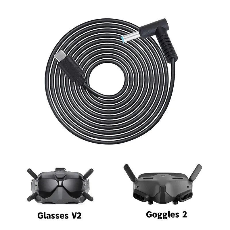 Drone Neck Strap - Cabo de Carregamento Tipo-C para DJI