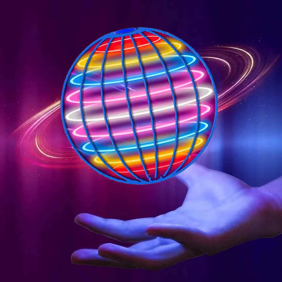 Drone Strobe Light - Bola voadora boomerang flyorb magia com