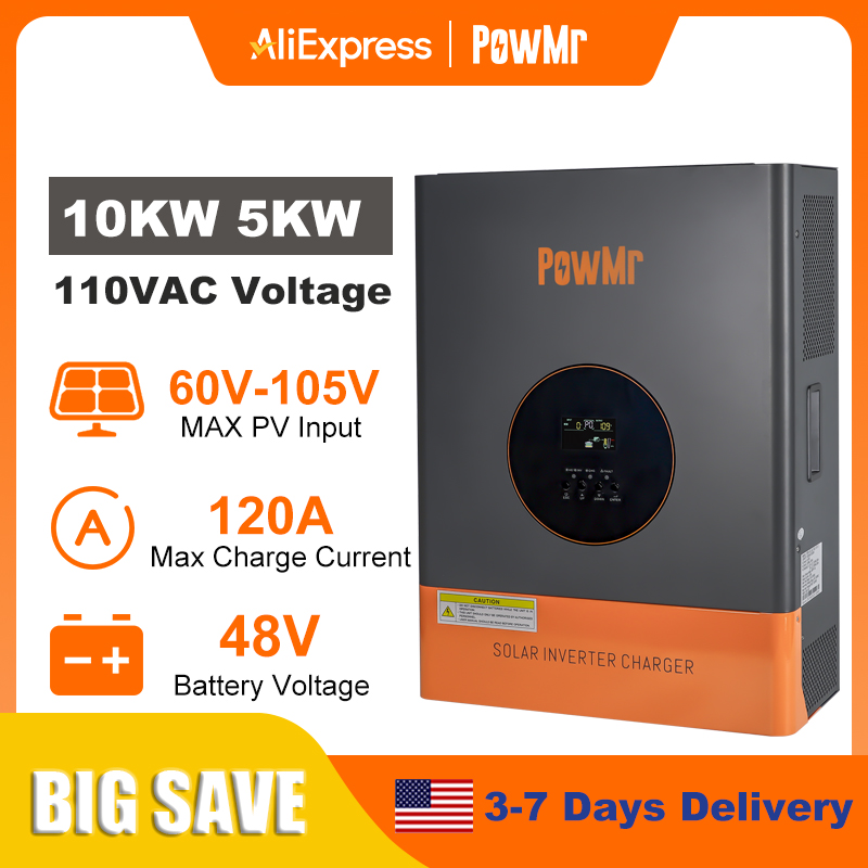Drone Solar Charger - Inversor de Fase Dividida PowMr 10KW