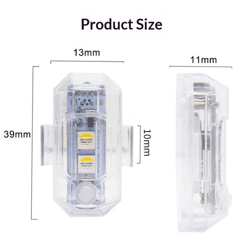 Luz de Advertência LED RGB par - Drone Strobe Light avaliação e preço