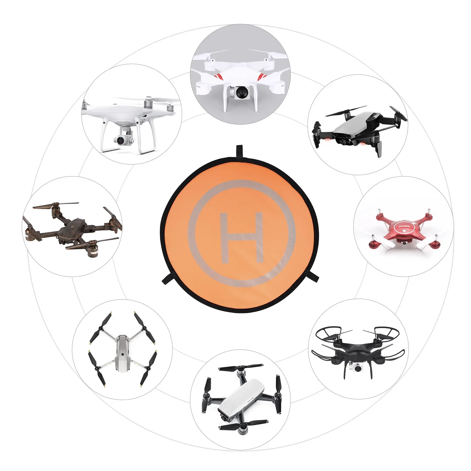 55/75/110cm drone universal do - Drone Landing Pad avaliação e preço
