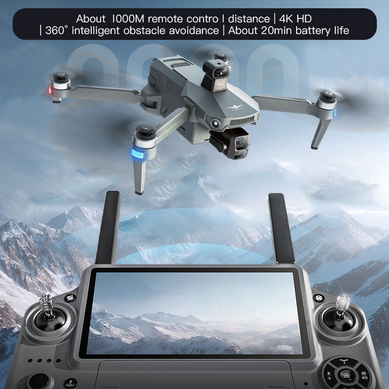 Kf100 max gps drone 4k câmera  - Drone Controller Screen avaliação e preço