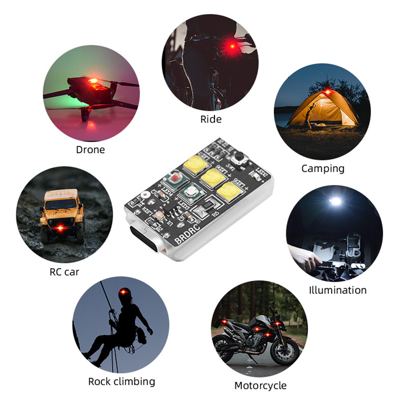 Mini luz estroboscópica de dro - Drone Beacon Light avaliação e preço