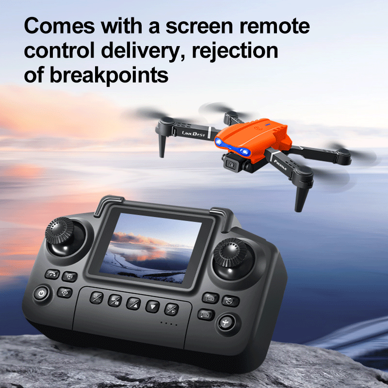Drone RC Mini FACEGLE UAV E99, - Drone Controller Screen avaliação e preço