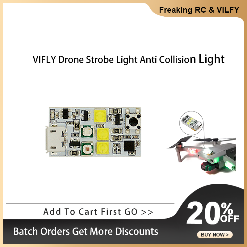 VIFLY Drone Luz Estroboscópica - Drone Strobe Light avaliação e preço