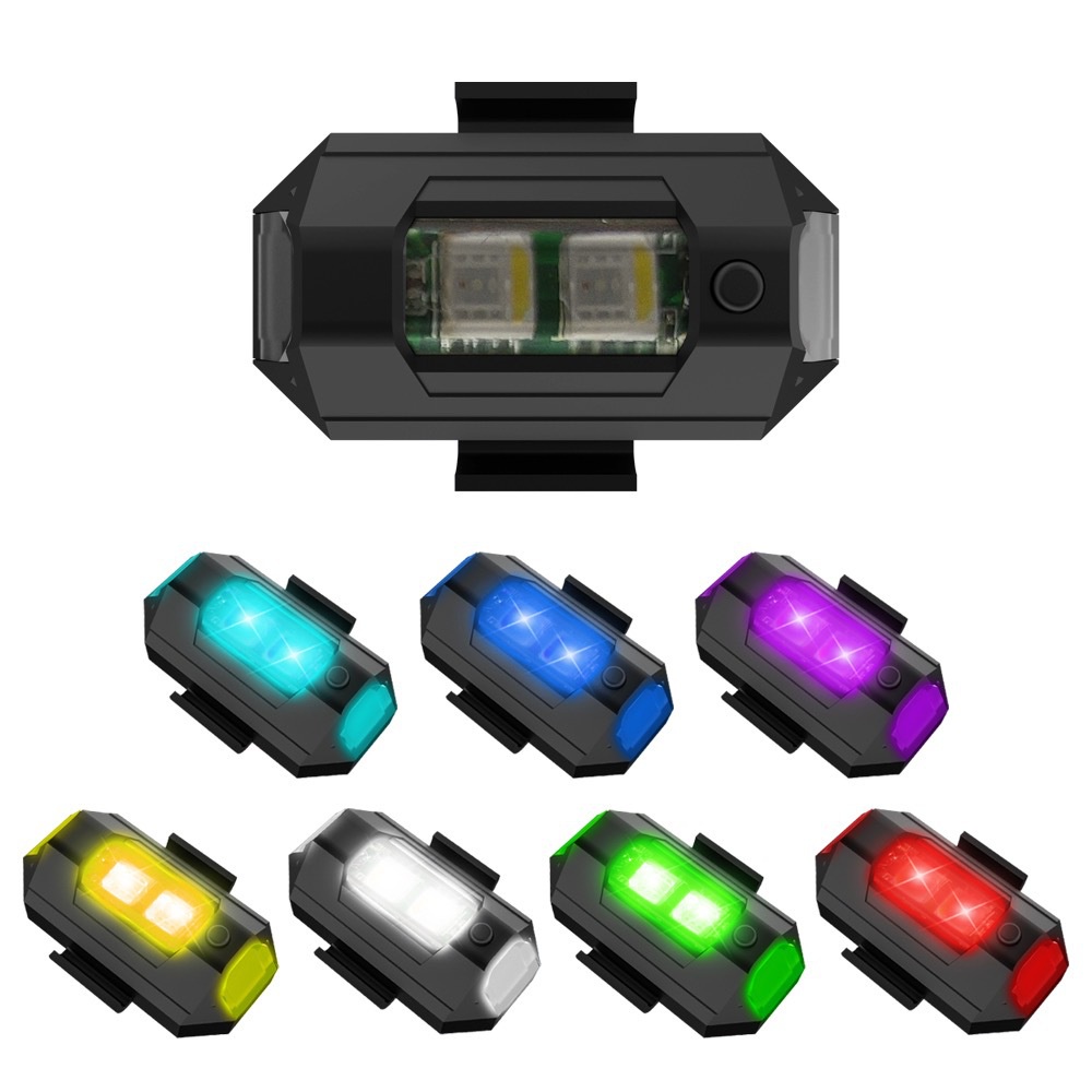 1pc 7 cores mini carregamento  - Drone Beacon Light avaliação e preço