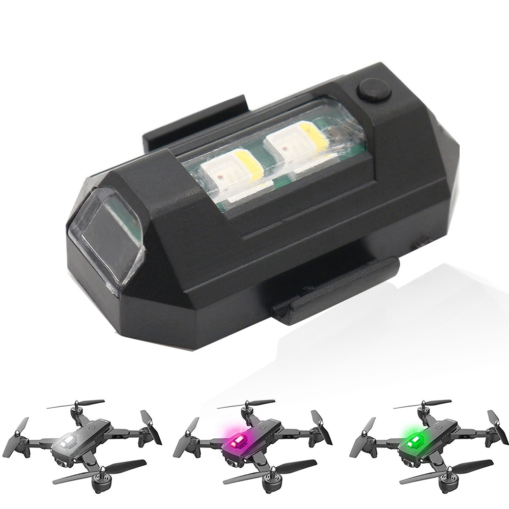 Motocicleta led rgb luz de adv - Drone Strobe Light avaliação e preço