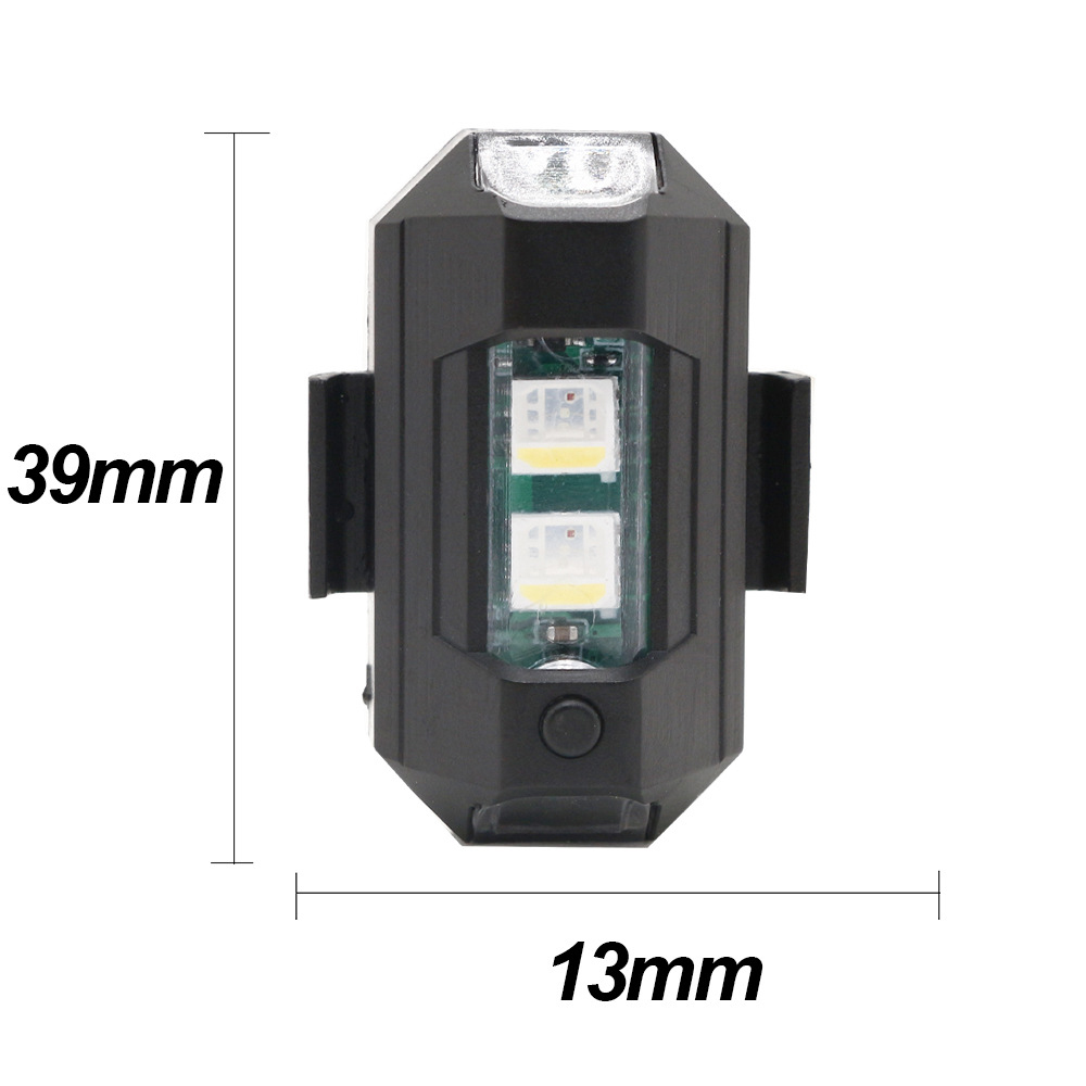 Motocicleta led rgb luz de adv - Drone Strobe Light avaliação e preço