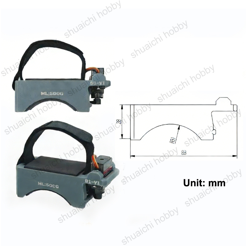1 Unidade Lançador de Servo Ti - Drone Remote Controller Lanyard avaliação e preço